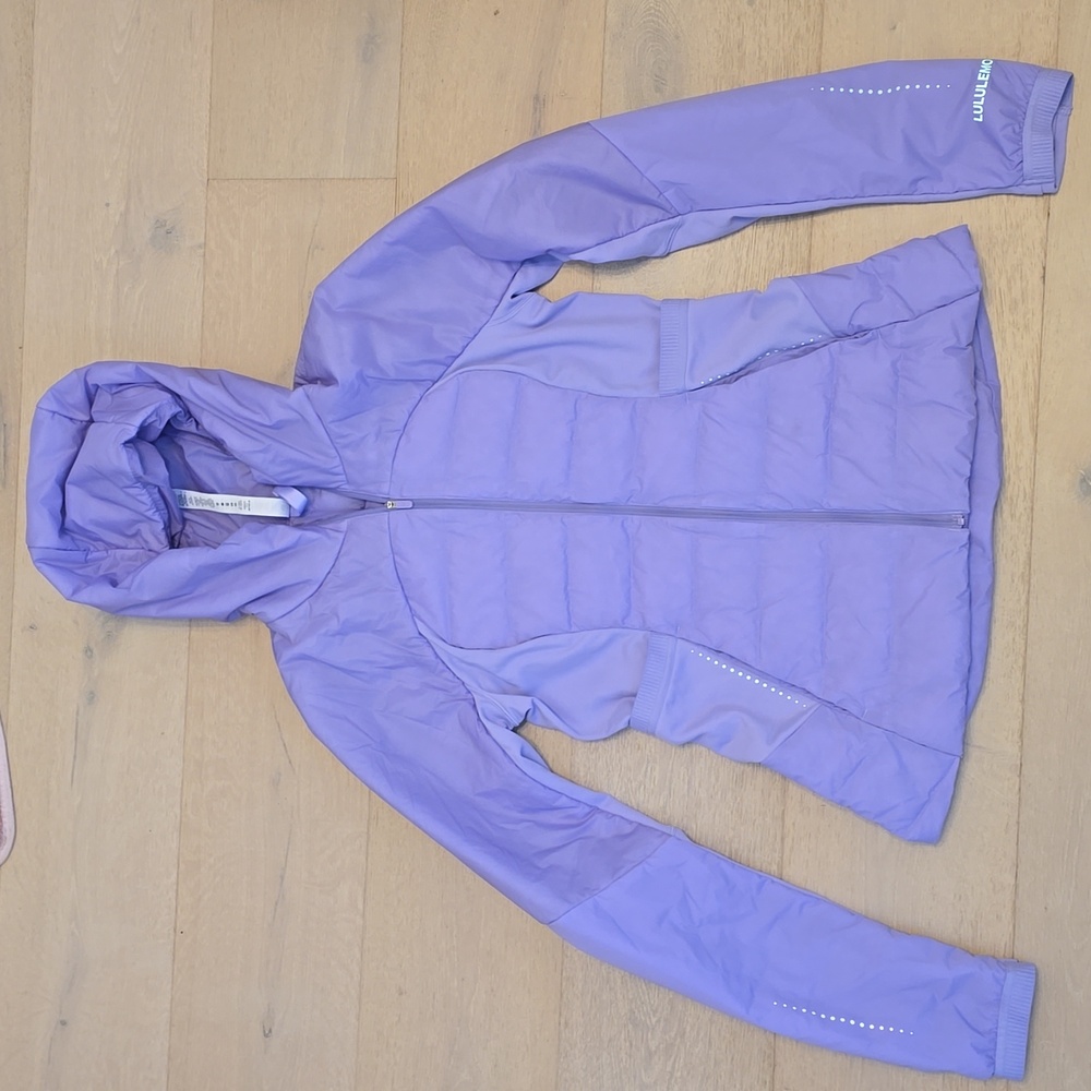 Lululemon Down for It All Jacket - Lilac Smoke - size 8